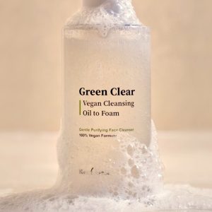 Green Clear Vegan Cleansing Oil To Foam – Herbloom | Limpiador en aceite/espuma