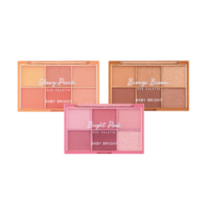 Eye Palette x 6 colors - Baby Bright | Paleta de sombras mate y brillos