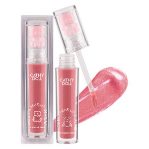 Moistful Bear Lip Glaze - Cathy Doll | Brillo labial con glitter