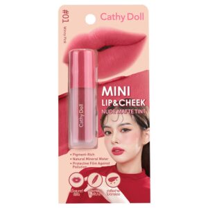 Mini Lip & Cheek Nude Matte Tint - Cathy Doll | Tinta de labios mate para labios y mejillas