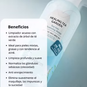 Healing Tea Garden Tea Tree Cleansing Water – The Saem | Agua limpiadora