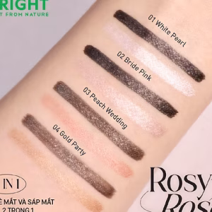 Rosy Rose Eyeliner And Eye Lighter – Baby Bright | Delineador sombra 2en1
