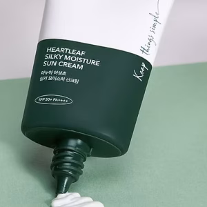 Heartleaf Silky Moisture Sun Cream – Anua | Protector solar