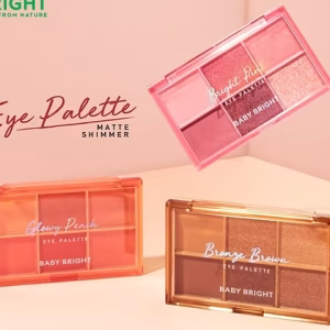 Eye Palette x 6 colors – Baby Bright | Paleta de sombras mate y brillos