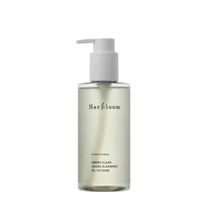 Green Clear Vegan Cleansing Oil To Foam - Herbloom | Limpiador en aceite/espuma