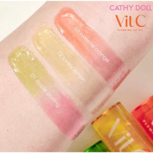 Vit C Plumping Lip Oil – Cathy Doll | Hidratante con color efecto plumping