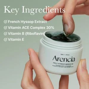 Holy Hyssop Serum 30 – Arencia | Serum nocturno para manchas