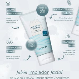 Healing Tea Garden Tea Tree Cleansing Foam – The Saem | Jabón para acné