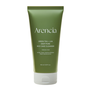 Green Tea + LHA Deep Pore Rice Cake Cleanser - Arencia | Limpiador para poros
