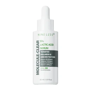 Molecule-Clear 5 % Lactic Acid Serum – Nineless | Serum exfoliante de ácido láctico