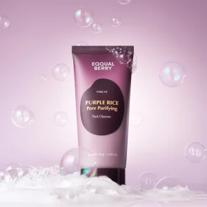Purple Rice Pore Purifying Pack Cleanser – Eqqualberry | Limpiador 2 en 1 para poros