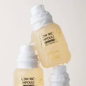 Glow Rice Ampoule Rice Bran Water & Vitamin C – Muldream | Ampolla iluminadora y reparadora