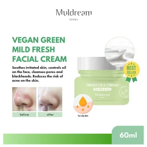 Fresh Cica Cream Tea Tree & Cica – Muldream | Crema calmante y reguladora