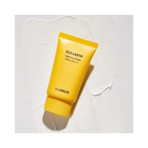 Eco Earth Light Sun Cream SPF50+ PA++++ – The Saem | Protector solar hidratante y calmante