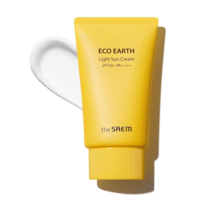 Eco Earth Light Sun Cream SPF50+ PA++++ – The Saem | Protector solar hidratante y calmante