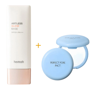Artless Glow Base SPF 50+ PA+++ – Heimish + Perfect Pore Pact – The Saem