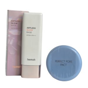 Artless Glow Base SPF 50+ PA+++ – Heimish + Perfect Pore Pact – The Saem