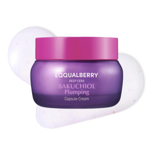 Bakuchiol plumping capsule cream - Eqqualberry | Crema reafirmante y voluminizadora