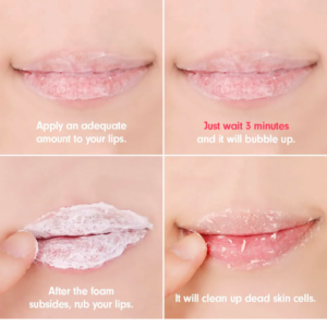 Bubi Bubi Bubble Lip Scrub Red – UNPA | Exfoliante labial revitalizante con vitamina C