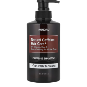 Caffeine Scalp Shampoo Cherry Blossom – KUNDAL | Shampoo anticaída y fortalecedor