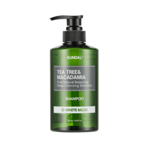 Tea Tree & Macadamia Deep Cleansing Shampoo White Musk – KUNDAL | Shampoo limpieza profunda y equilibrio