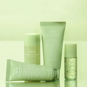 Heartleaf Calming Trial Kit – Abib | Rutina calmante e hidratante para piel sensible