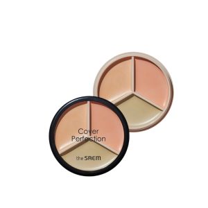 Cover Perfection Triple Pot Concealer – The Saem | Corrector de alta cobertura para ojeras y rojeces