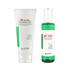 AC Clear Cleansing Foam – Eyenlip & AC Clear Toner – Eyenlip | Dúo para el acné