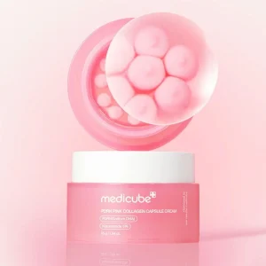PDRN Pink Collagen Capsule Cream – Medicube | Crema hidratante y reafirmante con efecto glow