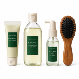 Rosemary Scalp Trial Kit – Aromatica | Kit capilar revitalizante
