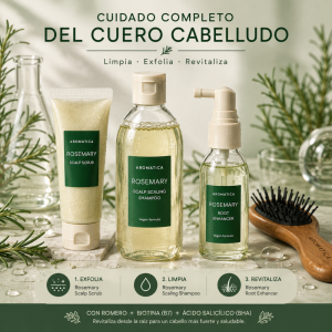 Rosemary Scalp Trial Kit – Aromatica | Kit capilar revitalizante