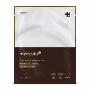 Deep Peptide Radiance Mask – MEDICUBE | Mascarilla reafirmante, hidratante y efecto glow