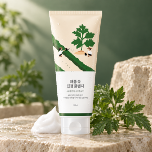 Mugwort Calming Cleanser 150 ml – Round Lab | Limpiador calmante para piel sensible