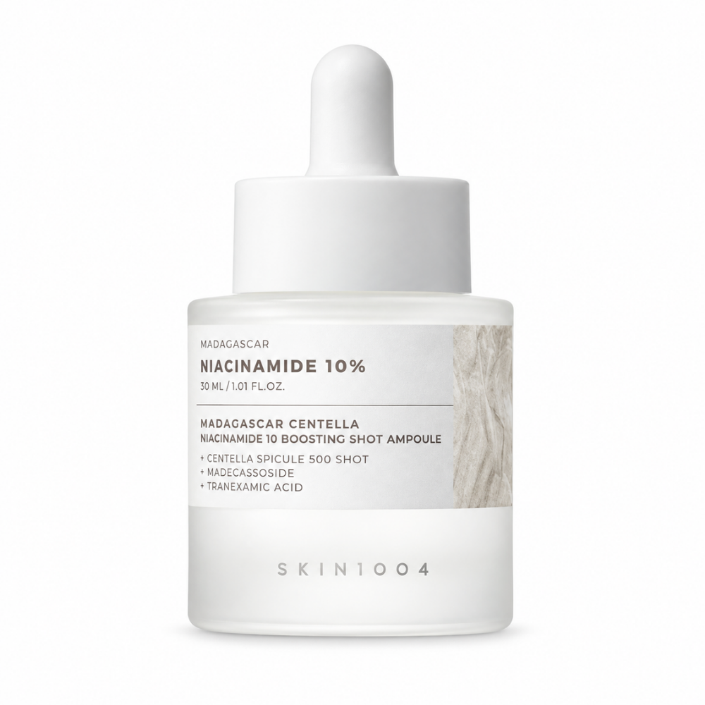 Madagascar Centella Niacinamide 10 Boosting Shot Ampoule – SKIN1004 | Ampolla refinadora de poros e iluminadora