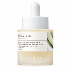 Madagascar Centella Retinol 0.2 Boosting Shot Ampoule – SKIN1004 | Ampolla reafirmante y renovadora de textura
