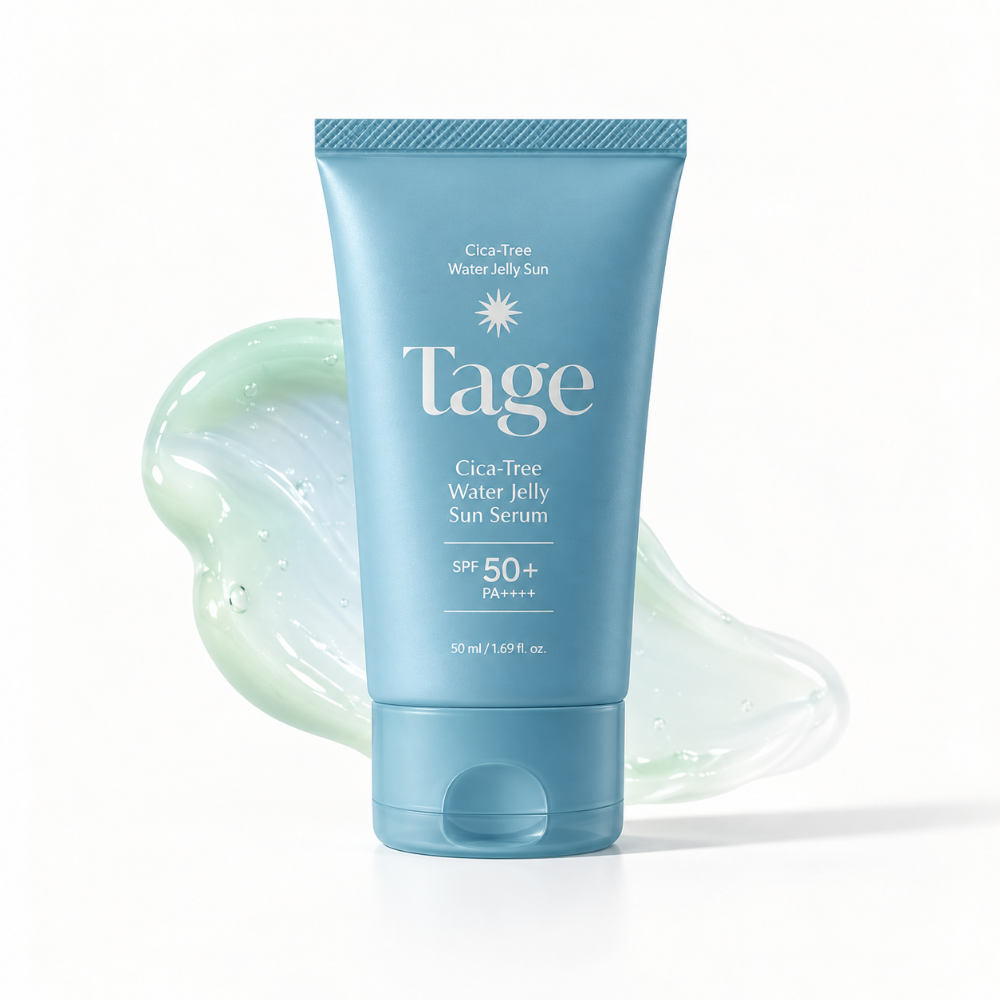 Cica-Tree Water Jelly Sun Serum – TAGE | Protector solar en sérum gel hidratante y calmante
