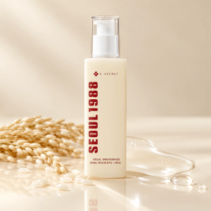 Essence Snail Mucin 97% + Rice – K-Secret Seoul 1988 | Esencia facial hidratante y reparadora