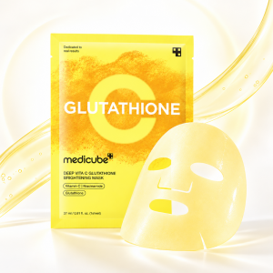 Glutathione Mask – MEDICUBE | Mascarilla facial iluminadora y unificadora del tono