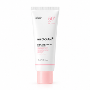 PDRN Pink Tone Up Sun Cream – Medicube | Protector solar facial con efecto iluminador